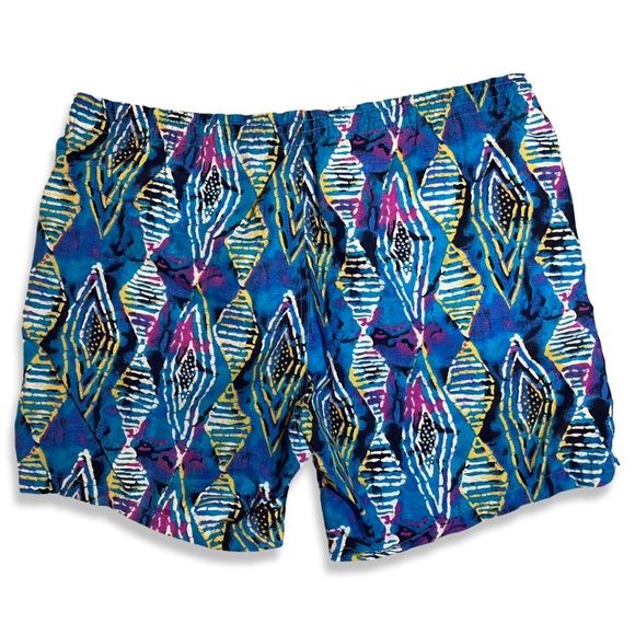 Vintage 90s Pattern Trunks/Shorts - Picture 2 of 4